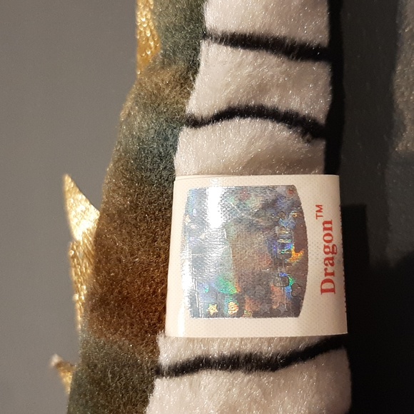 TY Beanie Baby “Dragon” the Chinese Zodiac Dragon 11” - Picture 5 of 5